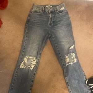 Pacsun High Rise Straight Jeans